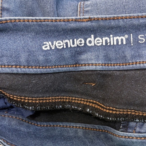 Avenue Women's Deep Blue Skinny Jeans - Picture 4 of 7